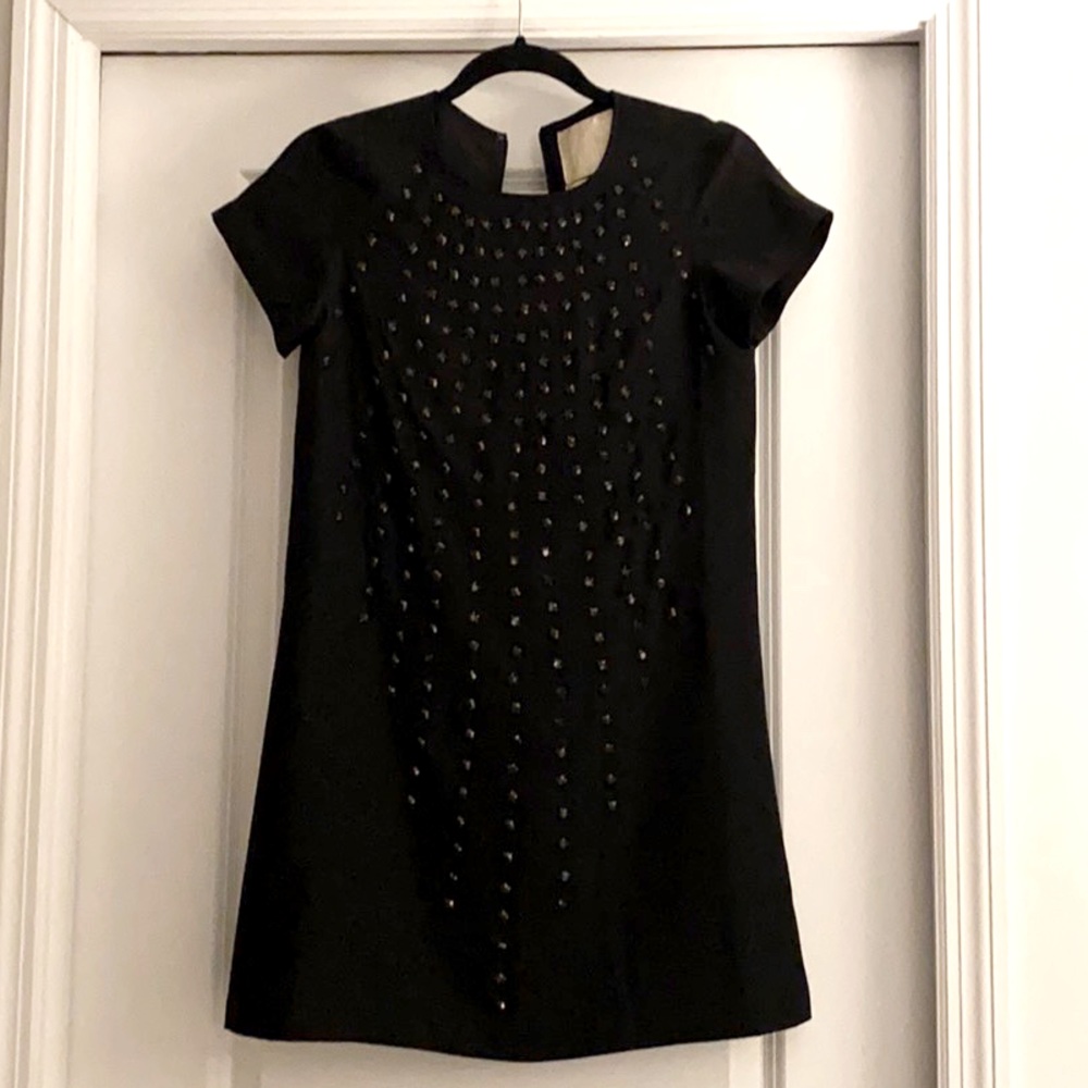 Black rhinestone dress
